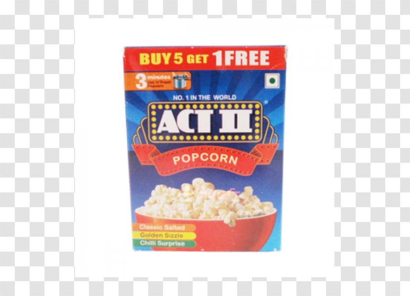 Corn Flakes Kettle Act II Microwave Popcorn - Breakfast Cereal Transparent PNG