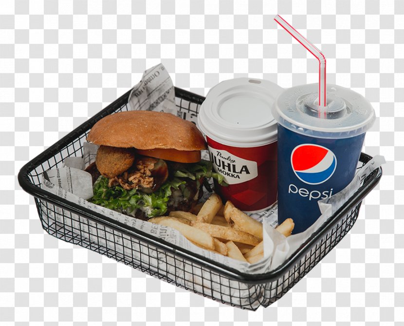 Fried Sweet Potato Lunchbox Fast Food Hamburger Dish - Lunch Box Transparent PNG