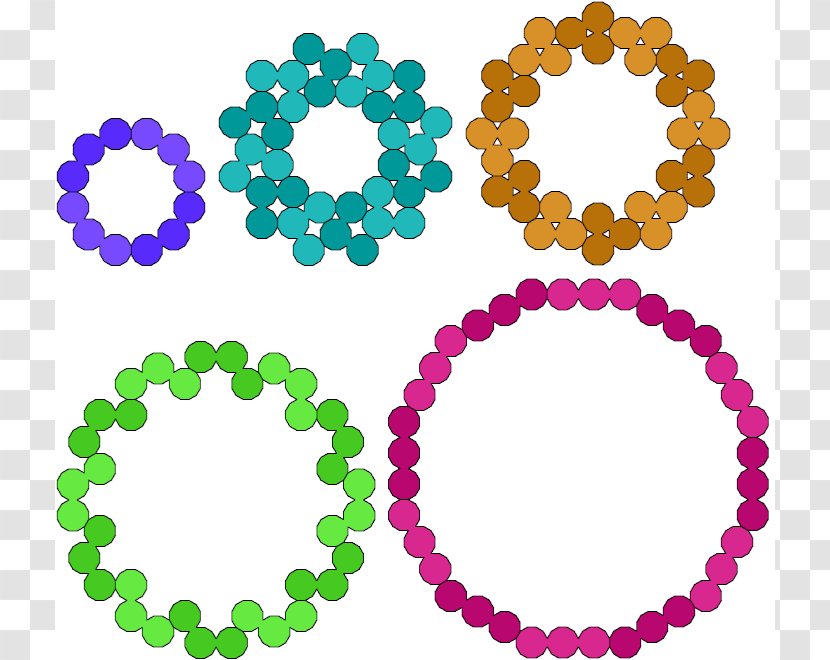Clip Art Circle Point Body Jewellery - Text - Diagonals Of A Dodecagon Transparent PNG