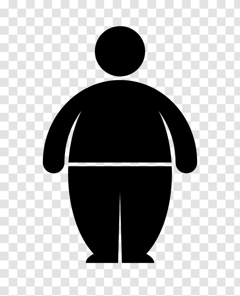 Childhood Obesity Overweight - Black - Fat Transparent PNG
