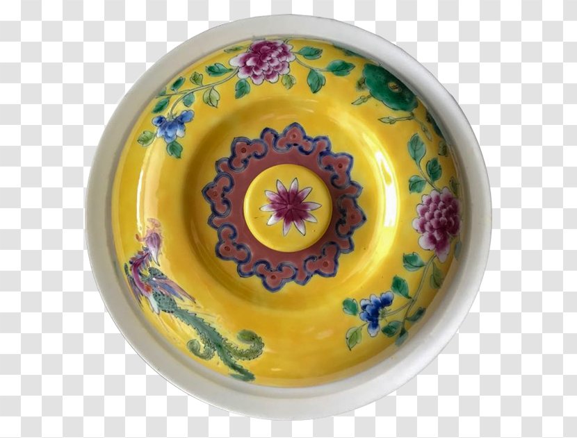 Bowl Plate Tableware Yellow Porcelain - Ceramic - Rice Transparent PNG