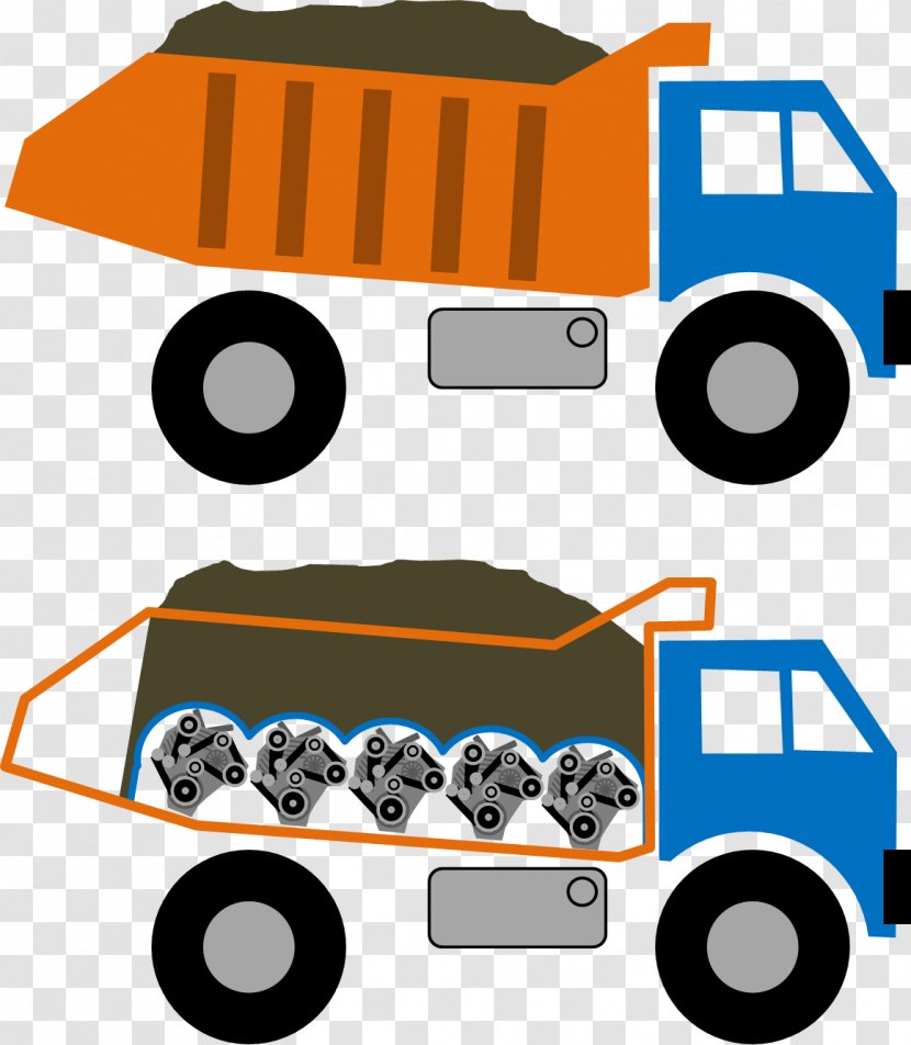 Dump Truck Diesel Engine Architectural Engineering - Text Transparent PNG