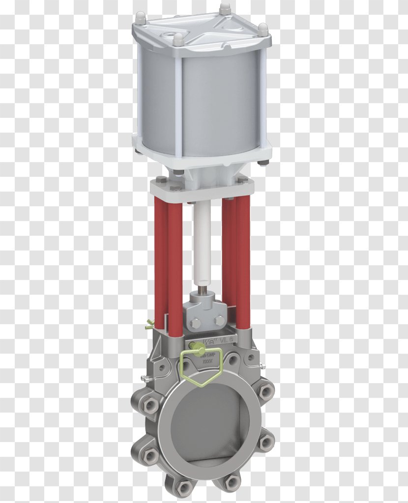 Industry Pneumatic Cylinder Gate Valve Paper - Pulp And - Hydraulic Transparent PNG