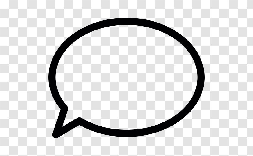 Speech Balloon Dialogue - Text - Black And White Transparent PNG