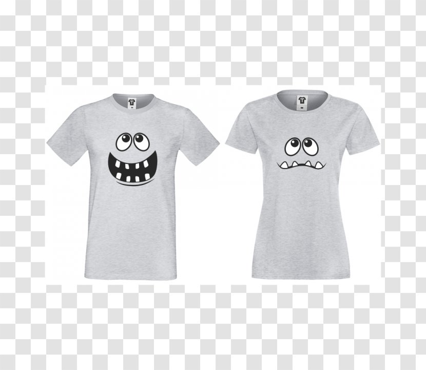 T-shirt Couples Sleeve Collar Transparent PNG