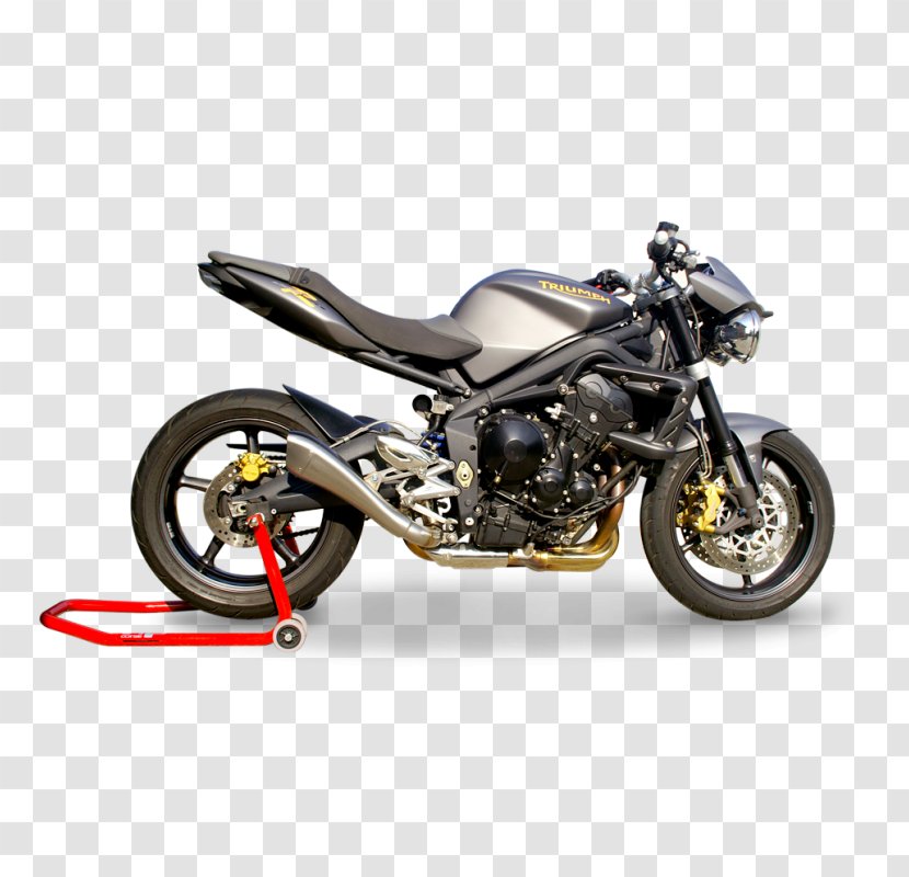 Triumph Motorcycles Ltd Street Triple Exhaust System Car - Wheel - Motorcycle Transparent PNG