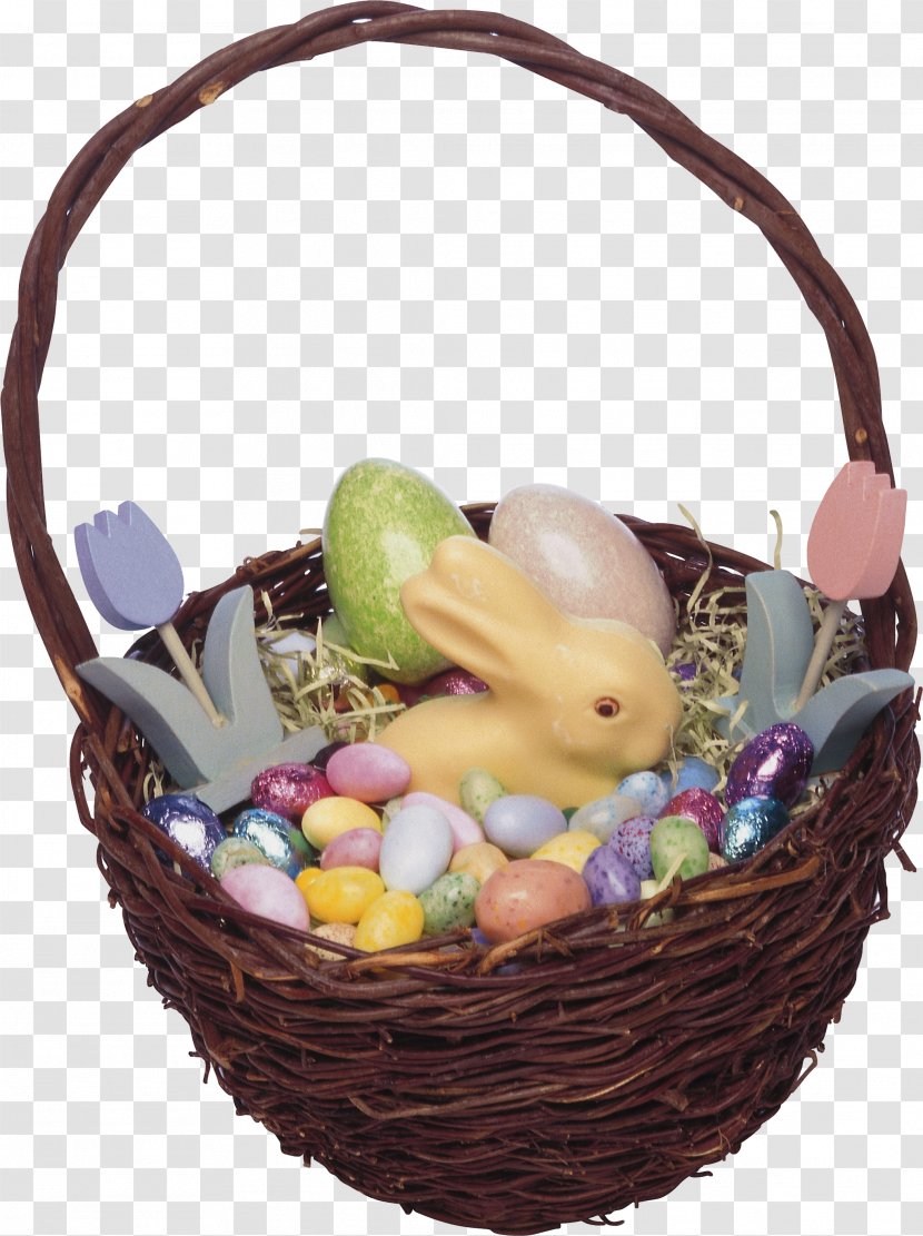 Easter Egg Basket Bunny - Frame Transparent PNG