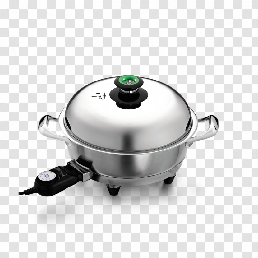 Frying Pan Cookware Steaming Cooking - Mushroom Burger Transparent PNG