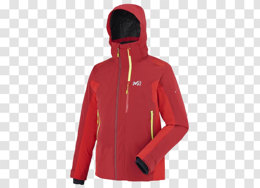 Hoodie Gore-Tex The North Face Jacket Ski Suit - Millet - Deep Red Transparent PNG