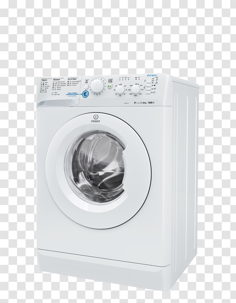 Washing Machines Home Appliance Major Indesit Co. - Machine Transparent PNG