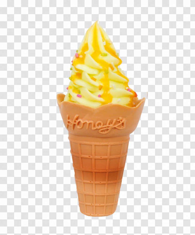 Ice Cream Cone Sundae Pop - Frozen Dessert - Cones Transparent PNG