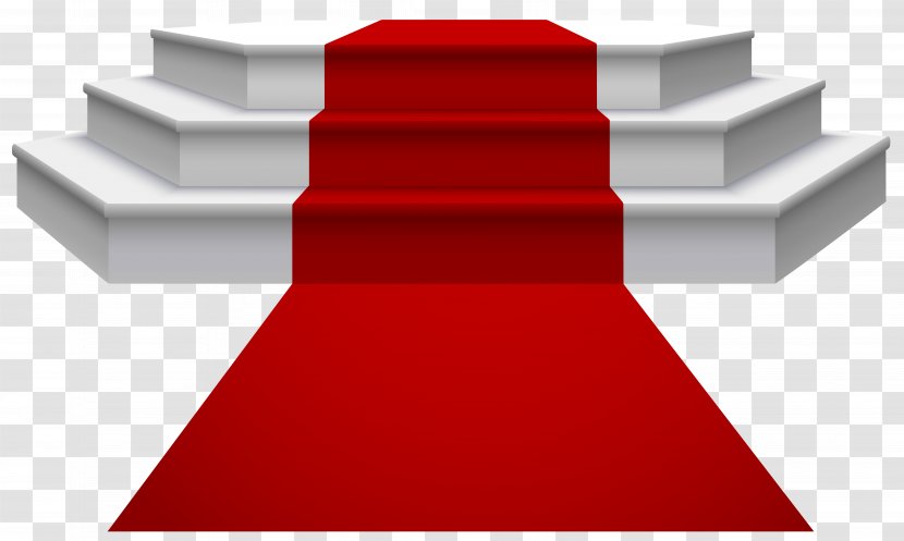 Podium Clip Art - Red - Carpet Transparent PNG