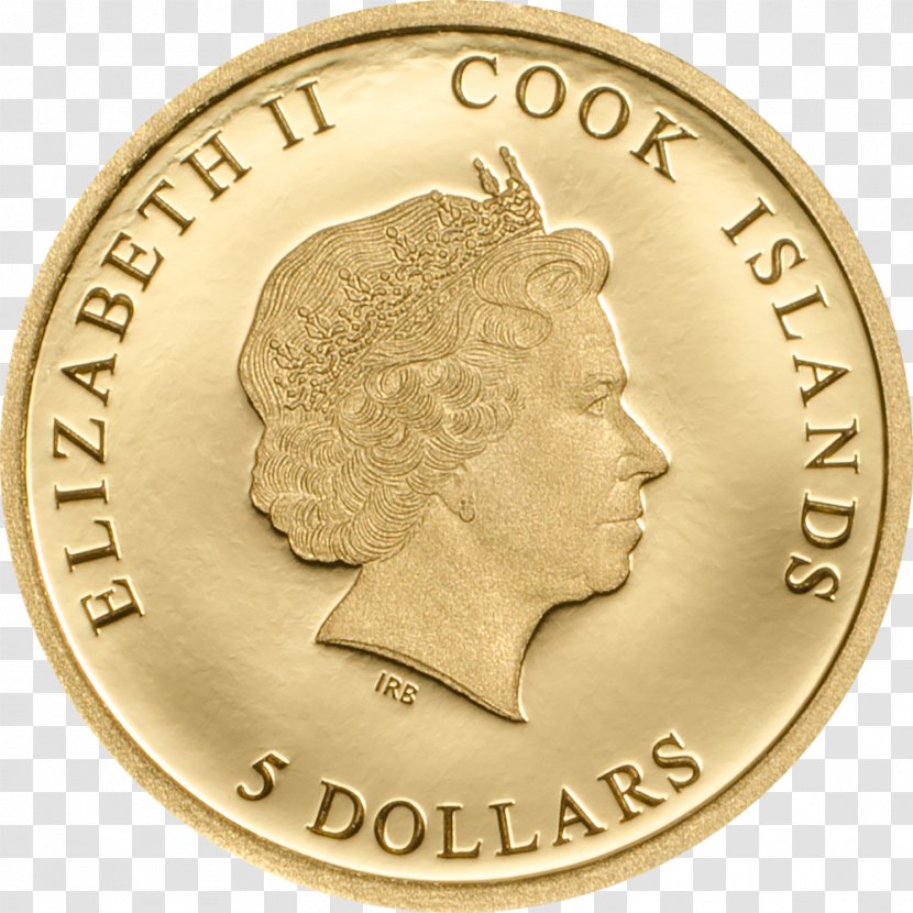 Gold Coin Dollar Five Pounds - Fein Und Raugewicht Transparent PNG
