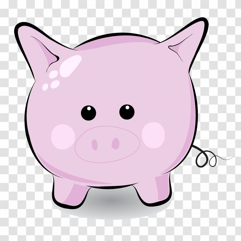 Pig Cuteness Clip Art - Piggy - Fat Transparent PNG