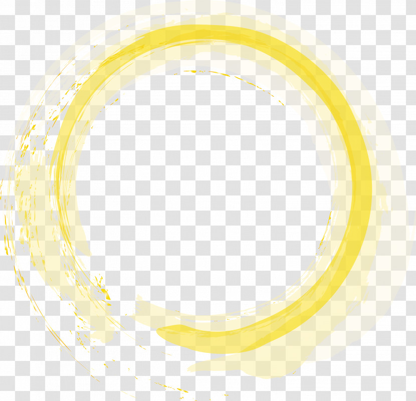 Circle Yellow Meter Font Close-up Transparent PNG