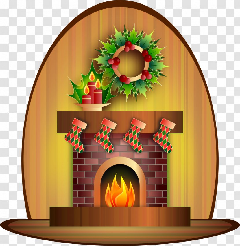 Fireplace Download Clip Art - Christmas Ornament - Masonry Oven Transparent PNG