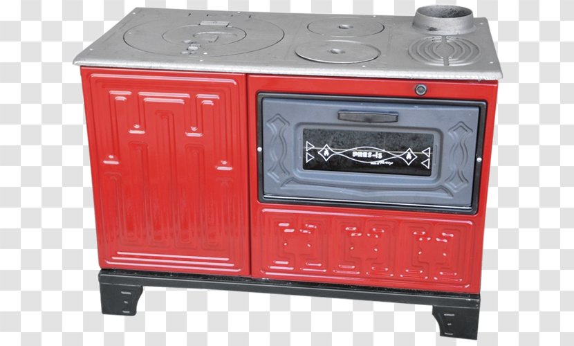 Gas Stove Cooking Ranges Oven Kitchen - Red Transparent PNG