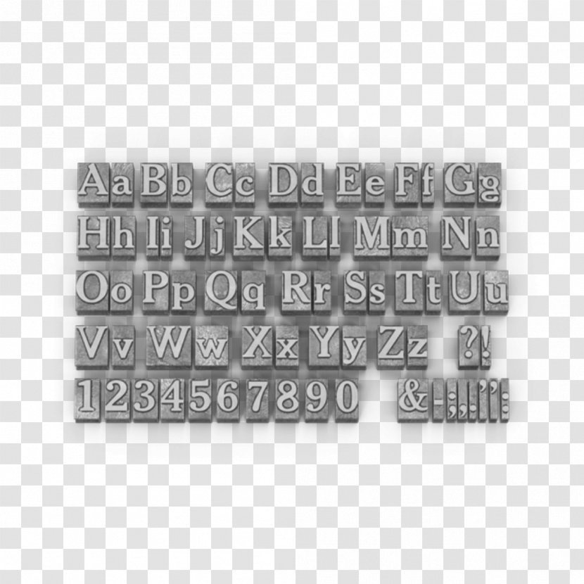 Rectangle Metal Brand Font - Text - Typesetting Design Transparent PNG
