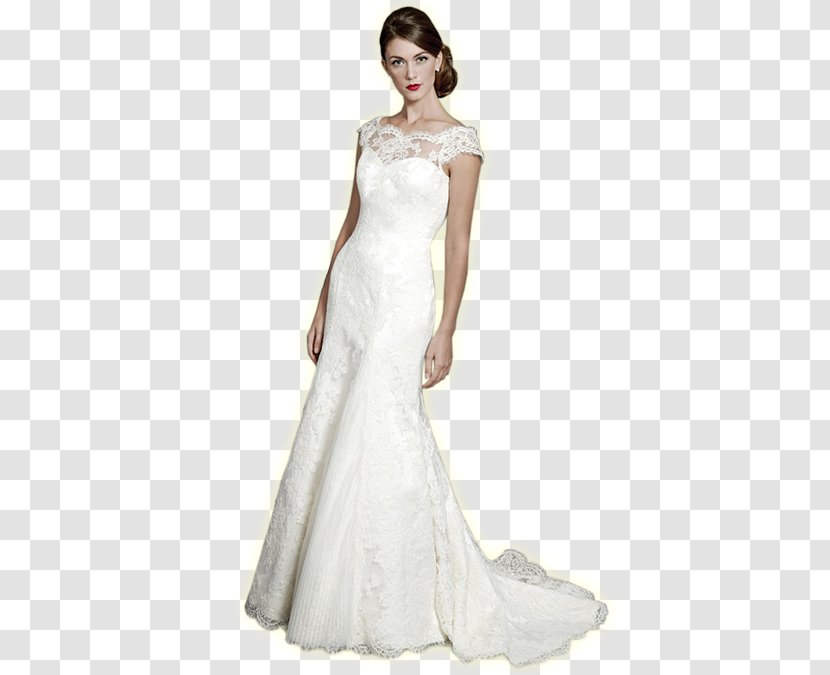 Wedding Dress Satin Cocktail Shoulder - Bride - Lace Marriage Transparent PNG