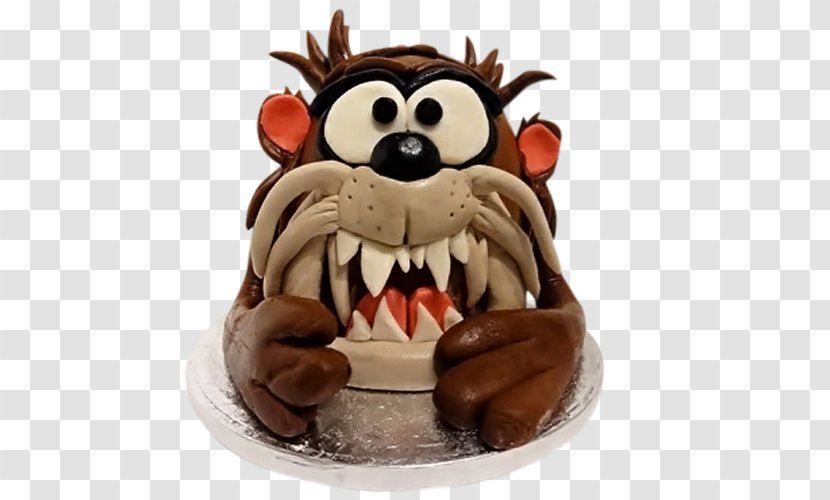 Chocolate Cake Torte Decorating Buttercream - Looney Tunes Birthday Transparent PNG