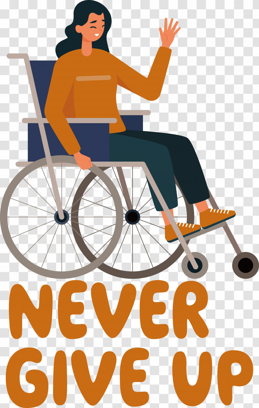 International Disability Day Never Give Up International Day Disabled Persons Transparent PNG