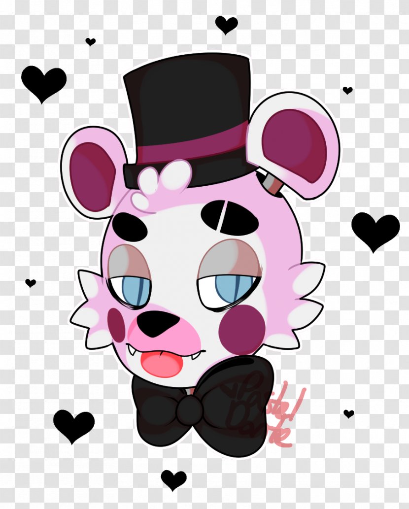Headgear Pink M Nose Clip Art - Funtime Freddy Transparent PNG