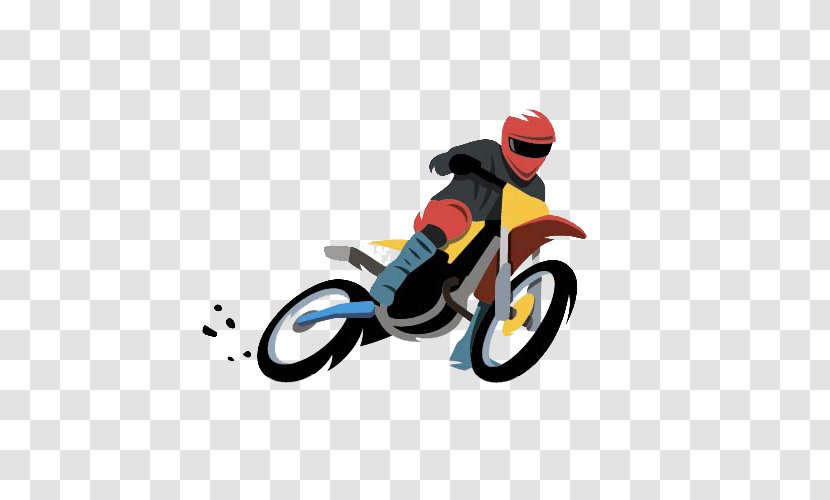 Motorcycle Cartoon - Comics - Athlete Transparent PNG