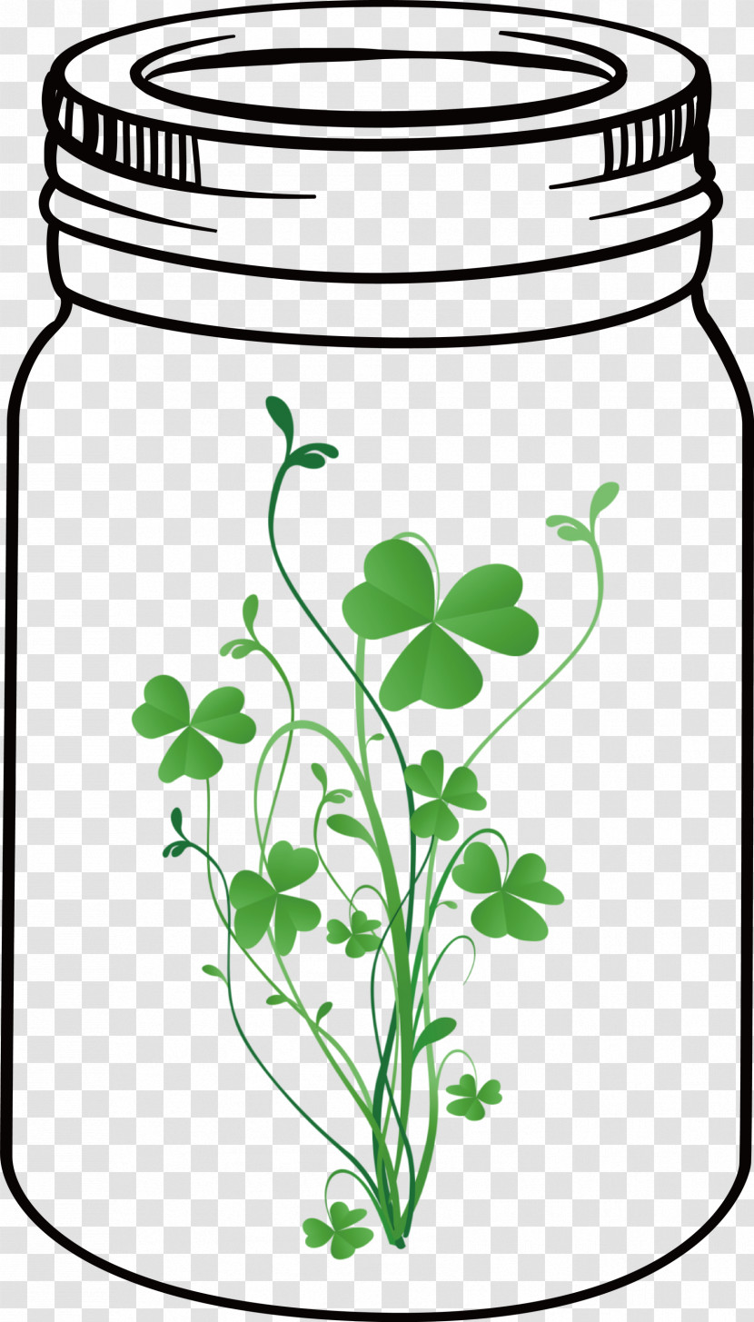 St Patricks Day Mason Jar Transparent PNG