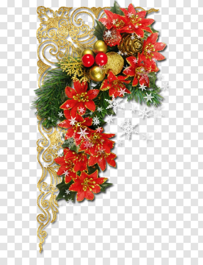 Floral Design Christmas Ornament Cut Flowers - Floristry Transparent PNG