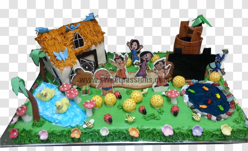 Birthday Cake Gingerbread House Torte Toy - Play - Chota Bhim Transparent PNG
