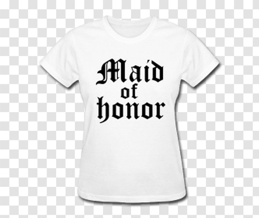 T-shirt Hoodie Sleeve Clothing - Crew Neck - Maid Of Honor Transparent PNG