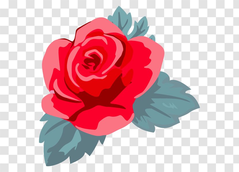 Garden Roses Illustration Flower Clip Art Cabbage Rose - Flowering Plant Transparent PNG