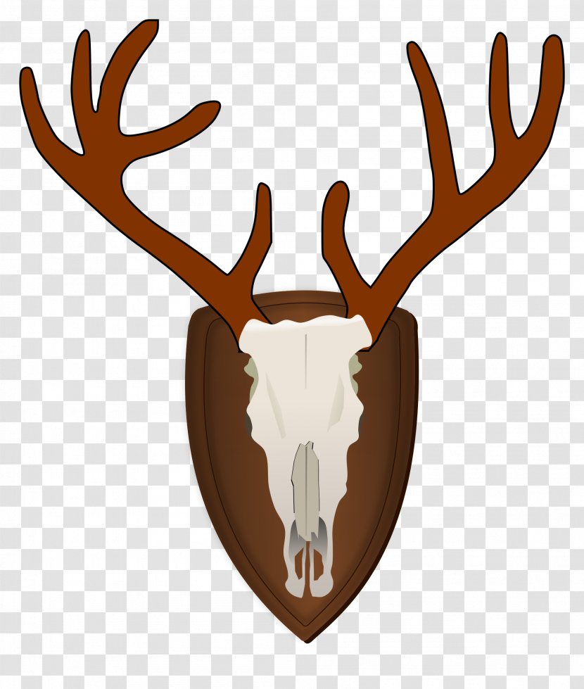 White-tailed Deer Moose Silhouette Clip Art - Trophy Hunting - Antler Transparent PNG