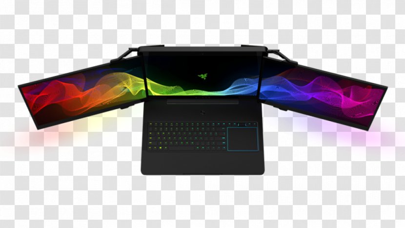 Laptop Computer Keyboard Monitors Razer Inc. Multi-monitor - Blade Pro 2017 Transparent PNG