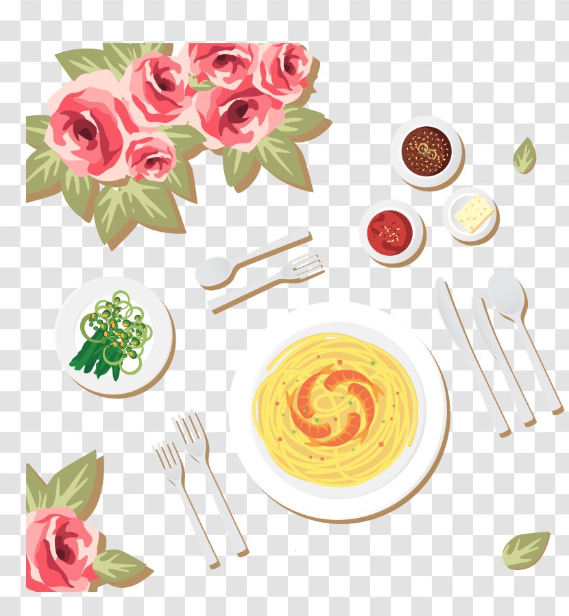 Breakfast Fork Dish Clip Art - Flower - Delicious Transparent PNG