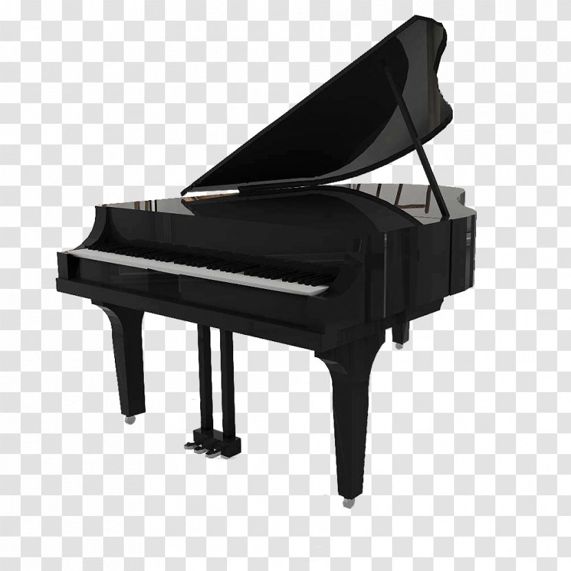 Digital Piano Electric Player Fortepiano - Black Transparent PNG