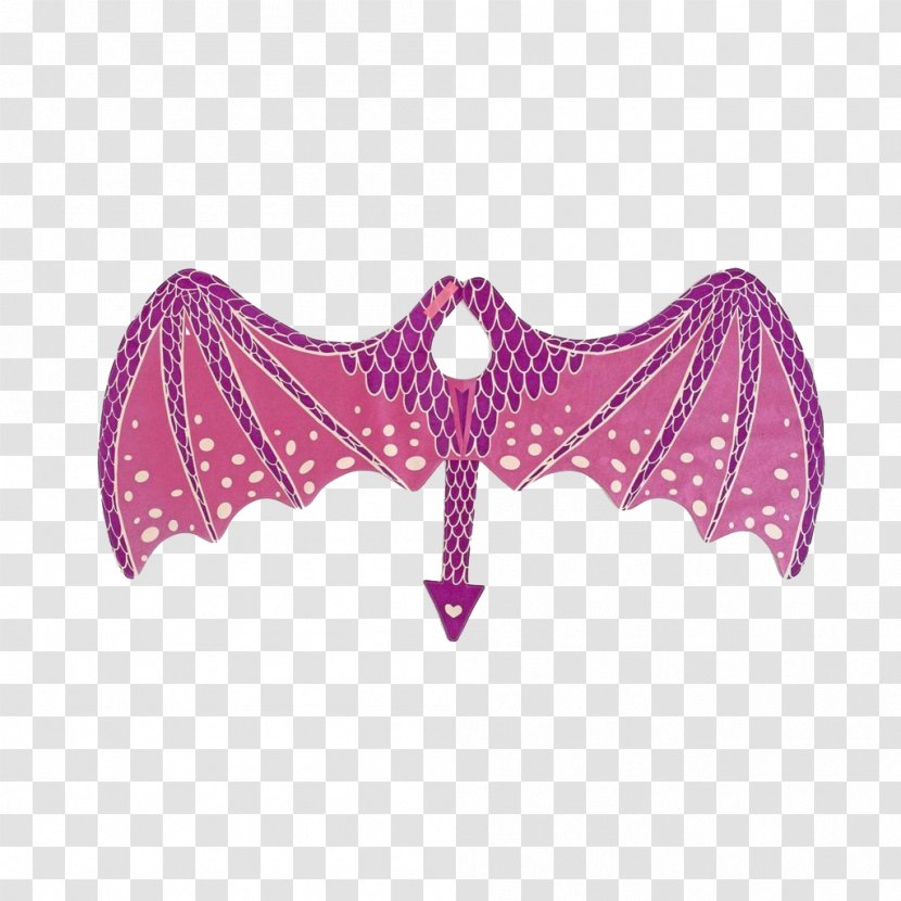 Birthday Girl - Costume - Magenta Wing Transparent PNG