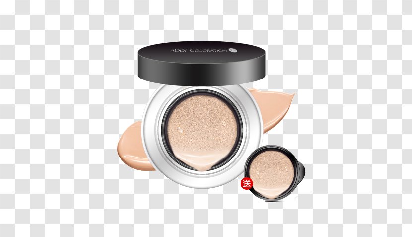 Face Powder Brown - Heart - Rock Left Cushion Bb Cream Color Transparent PNG