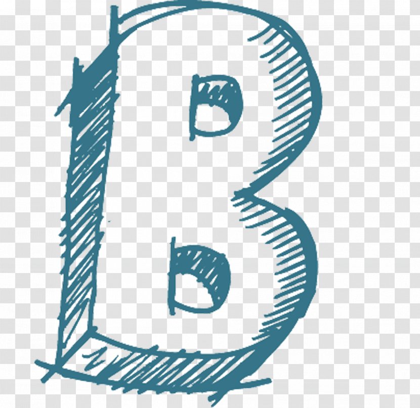 English Alphabet Letter - Hand-painted Letters B Transparent PNG