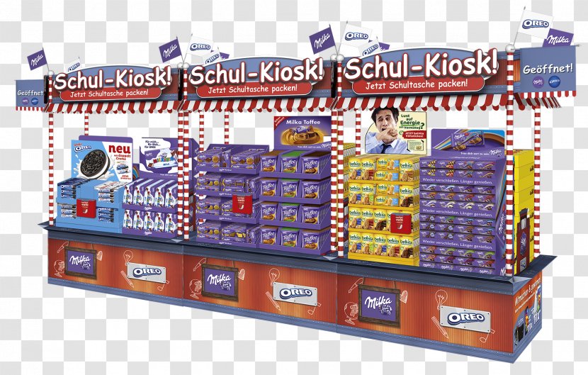 Milka Mondelez International Daim Oreo Confectionery - Point Of Sale - School Promotion Transparent PNG