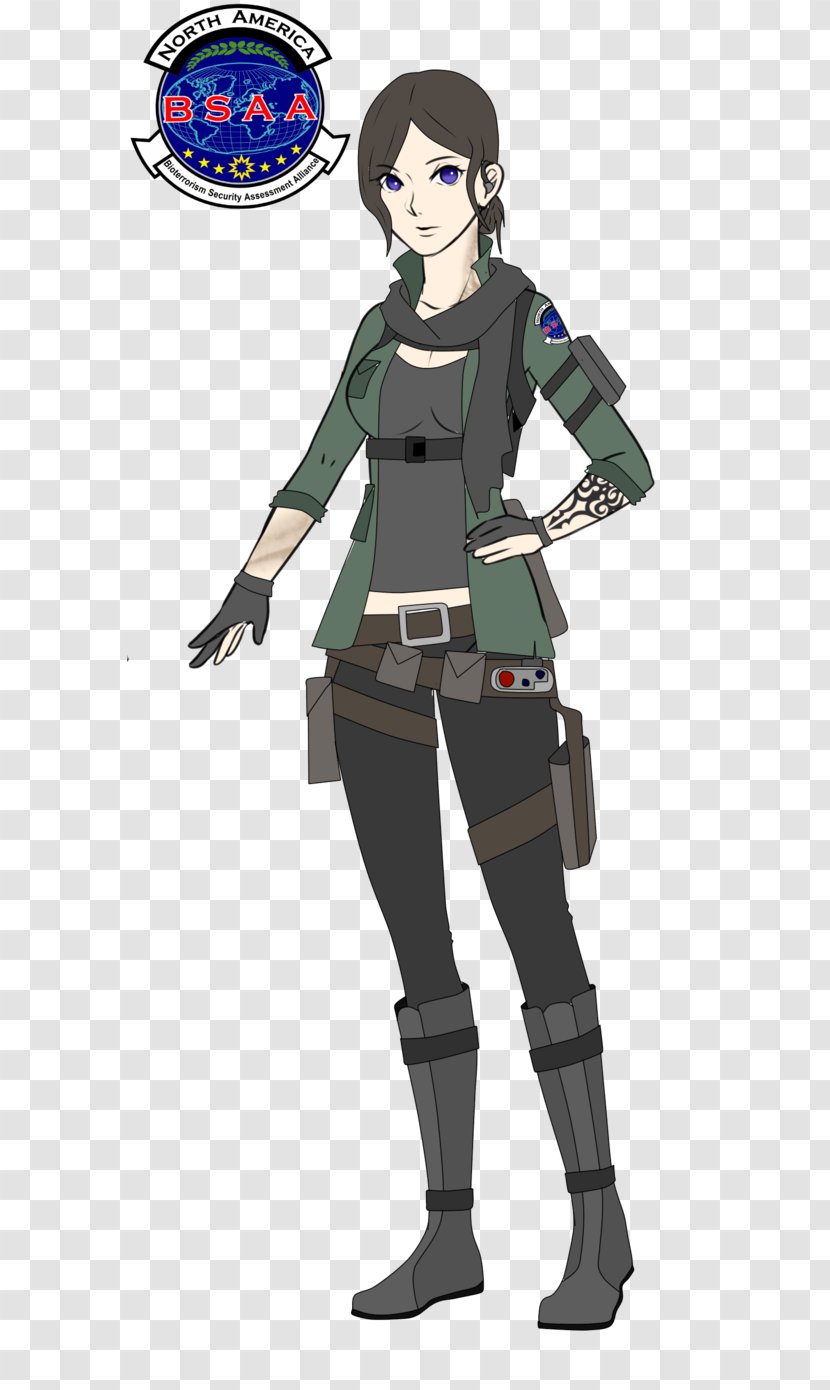 Costume Design Weapon Mercenary Character - Bsaa Transparent PNG