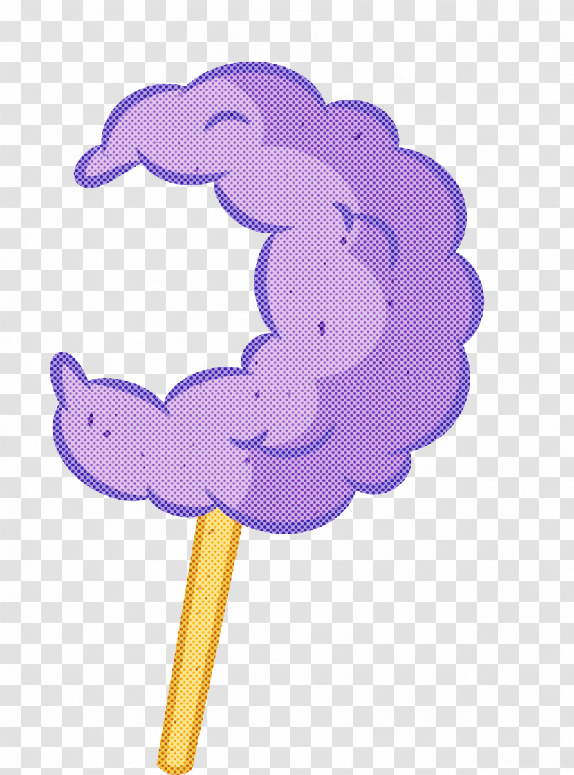Purple Violet Stick Candy Confectionery Candy Transparent PNG