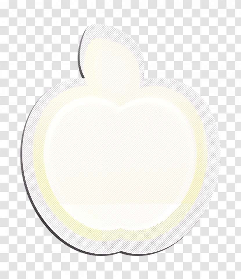 Apple Icon Food Fruit - Healthy - Tableware Plate Transparent PNG
