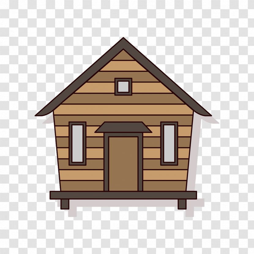 House Home Log Cabin - Building - Simple Wooden Houses Transparent PNG
