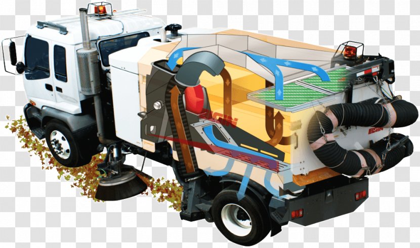Street Sweeper Car Vacuum Cleaner Broom Elgin - Toy - Garbage Sweeping Transparent PNG
