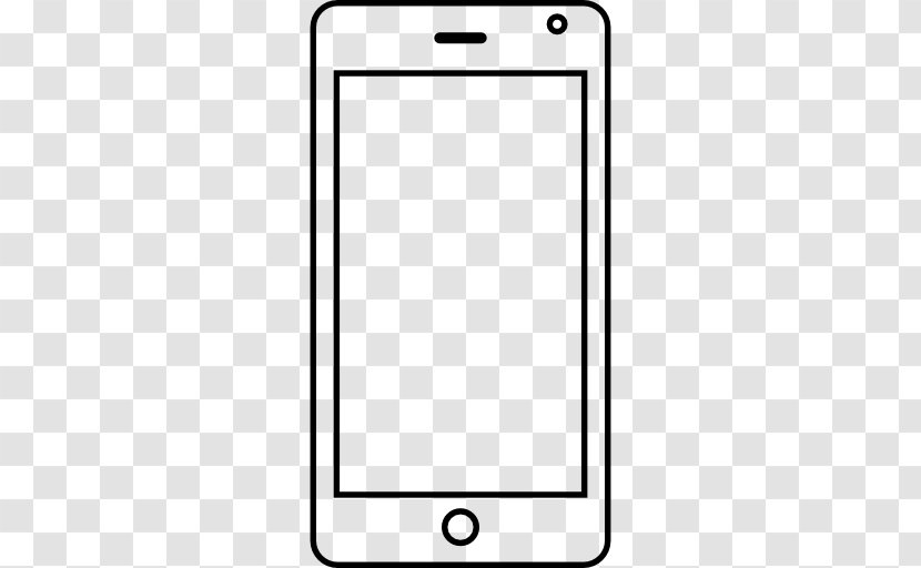 IPhone 5 4S Smartphone Drawing - Portable Communications Device Transparent PNG