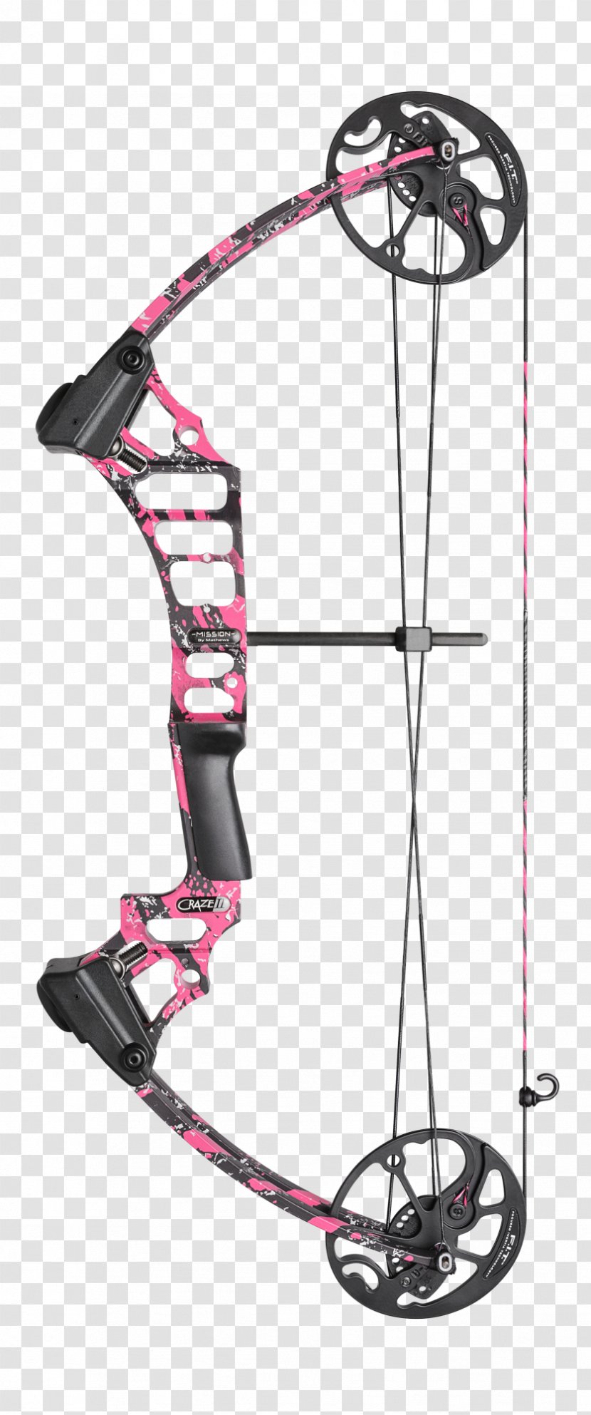 Archery Compound Bows Hunting Bow And Arrow - Pink Transparent PNG