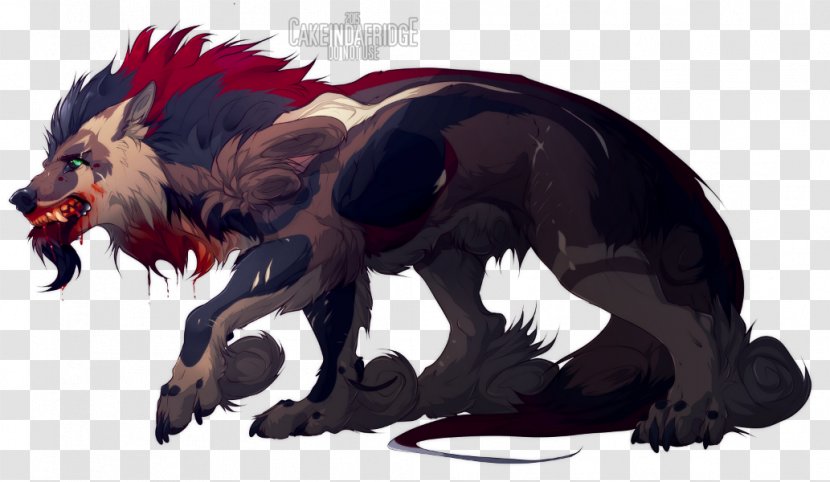 Werewolf Carnivora Gray Wolf Line Art - Fauna Transparent PNG