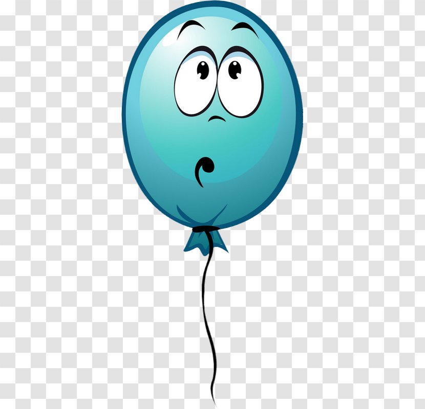 Toy Balloon Smiley Birthday Clip Art - Facial Expression - Cartoon Ballon Transparent PNG