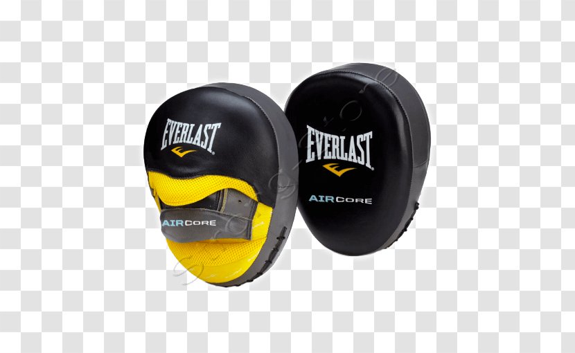 Focus Mitt Boxing Everlast Punch Mixed Martial Arts - Yellow Transparent PNG